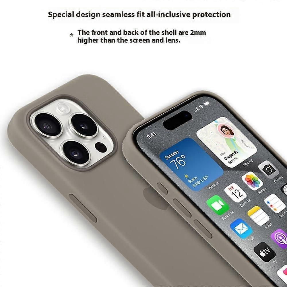 Compatible with Apple iPhone 15 Pro MagSafe Case Black.