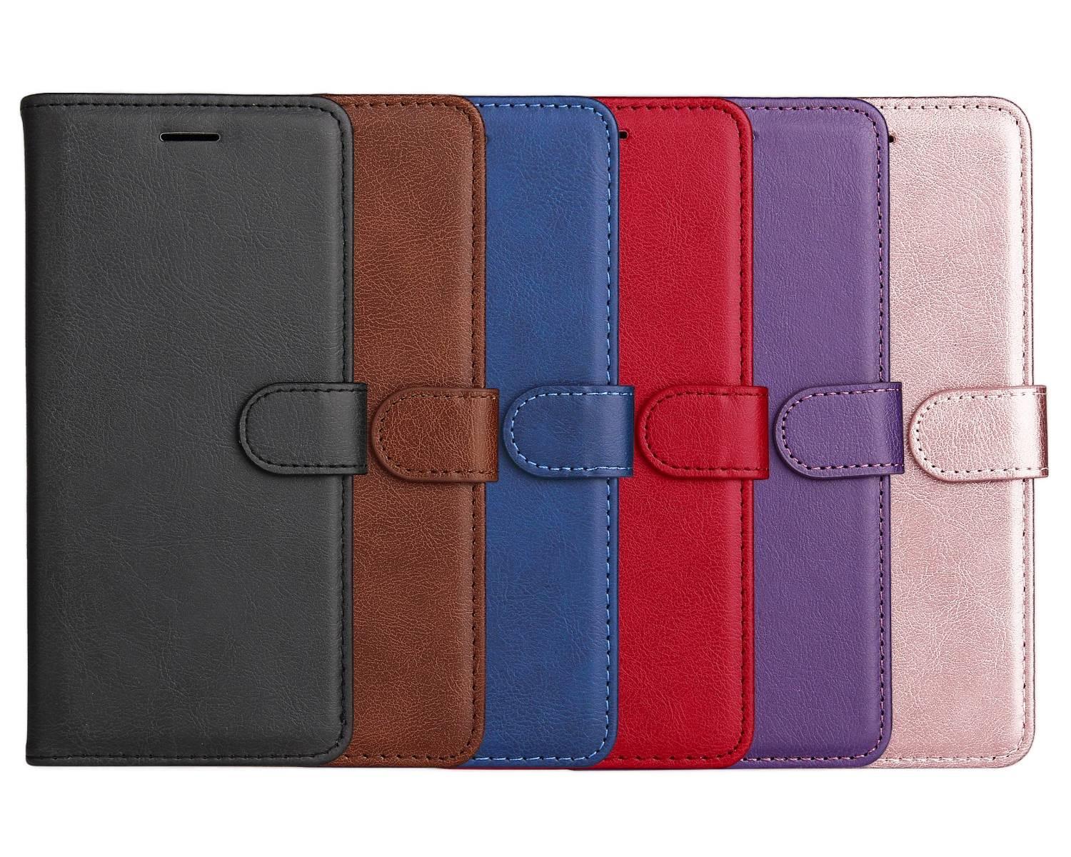 Xiaomi Redmi A5 4G Leather Wallet Case with Card Slots, PU Leather Cover, MGF Black Color, Compatible with Xiaomi.