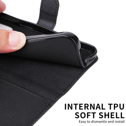 Xiaomi Redmi A5 4G Leather Wallet Case with Card Slots, PU Leather Cover, MGF Black Color, Compatible with Xiaomi.