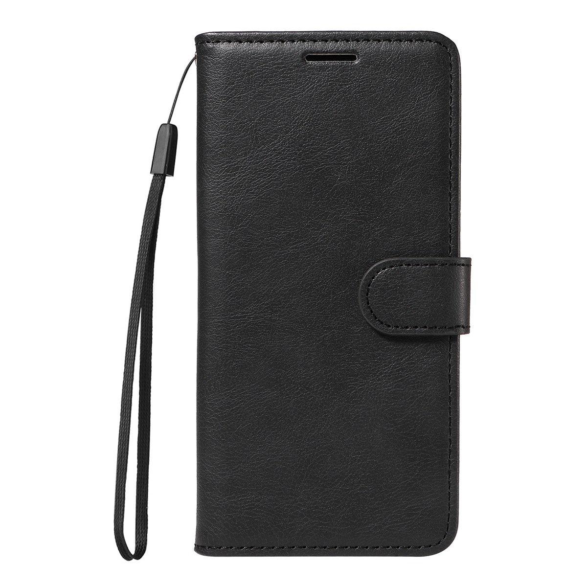 Xiaomi Redmi A5 4G Leather Wallet Case with Card Slots, PU Leather Cover, MGF Black Color, Compatible with Xiaomi.