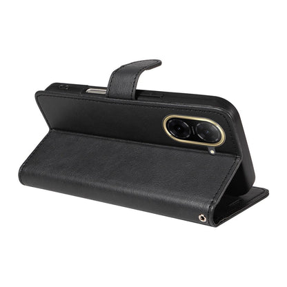 Xiaomi Redmi A5 4G Leather Wallet Case with Card Slots, PU Leather Cover, MGF Black Color, Compatible with Xiaomi.
