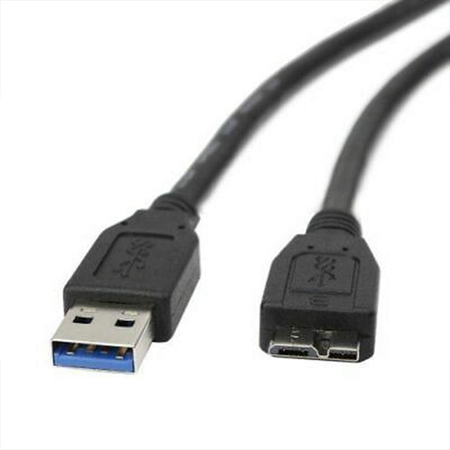 USB 3.0 Cable WD Seagate Toshiba Samsung PortablCompatible with e Hard Drives, A to Micro-B Cable 1m.