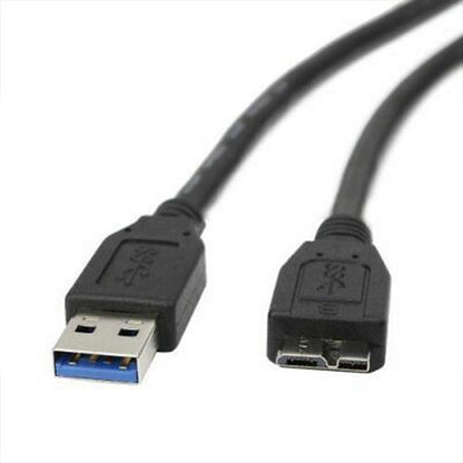 USB 3.0 Cable WD Seagate Toshiba Samsung PortablCompatible with e Hard Drives, A to Micro-B Cable 1m.