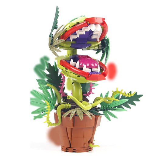 322PCS Horrous Audrey The 2 Piranha Plant Cannibal Flower Building Toys Model ,Unique Cannibal Flowers Monster Christmas DIY Decor,A Great Decorative Toy for 6+.