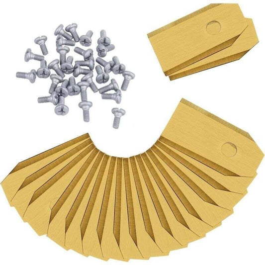 Titanium Knife Blades 30 X RObot Lawn Mower Replacement Blades For All Garden Mowers Automower Husqvarna Gardena Yard.