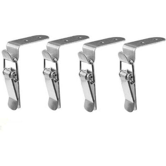 Ersandy 4 pcs Toggle Latch,Lever Latch Spring Loaded Stainless Steel Toggle Latch For Toolbox,Lock Lever,Drawer.