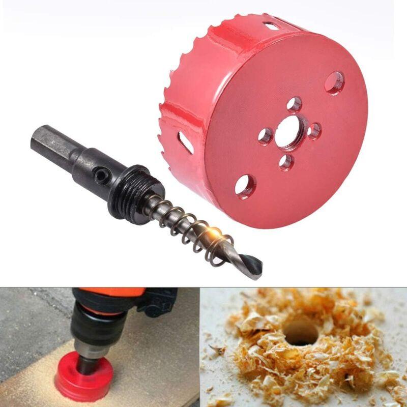 M42 Hss Bi-Metal Hole Saw 80Mm, Hole Saw For Iron, Aluminum, Wood, Drywall, Pipe, Plastic, Fiberboard.