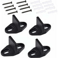 4 Pieces Sliding Door Guide, Pocket Door Guide, Sliding Door Floor Guide, Sliding Barn Door Bottom For Cabinet Door,