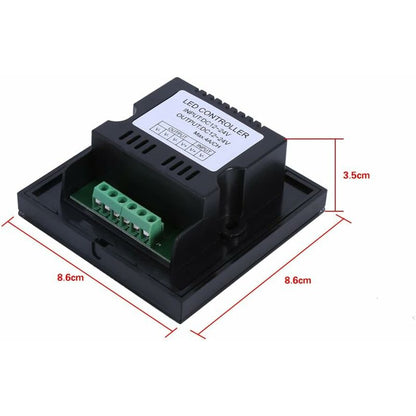 LED Dimmer Switch,Fydun Dimmable LED Touch Panel Single Color Dimmer Wall Switch Controller Touch Panel LED Light Bar