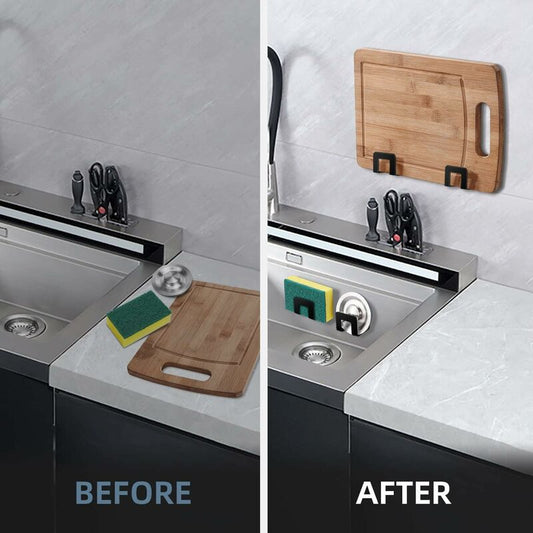 2 pcs Sponge Holders For Kitchen Sink,Premium Sus304 Stainless Steel Waterproof Sponge Holder Sink - Quick Drying