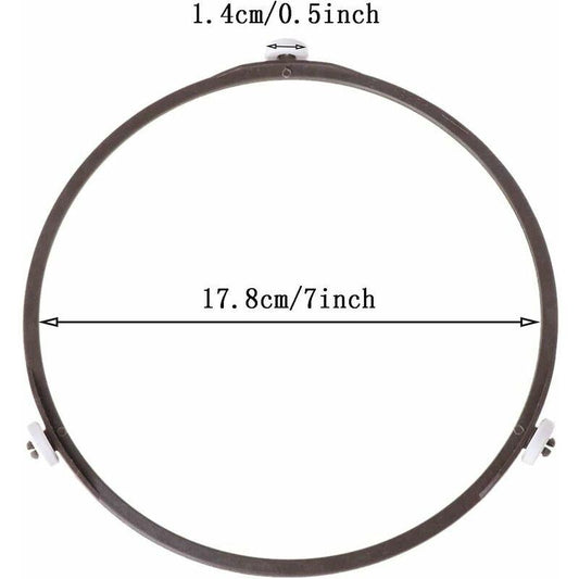 Microwave Oven Turntable Bracket 17.8Cm Diameter 1.4 Universal Microwave Accessories Glass Ring.