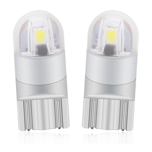 T10 W5W LED Side Marker Light 12V 6000K White 168 194 LED Turn Signal Light For Car Motorcycle License Plate Light Bulb.