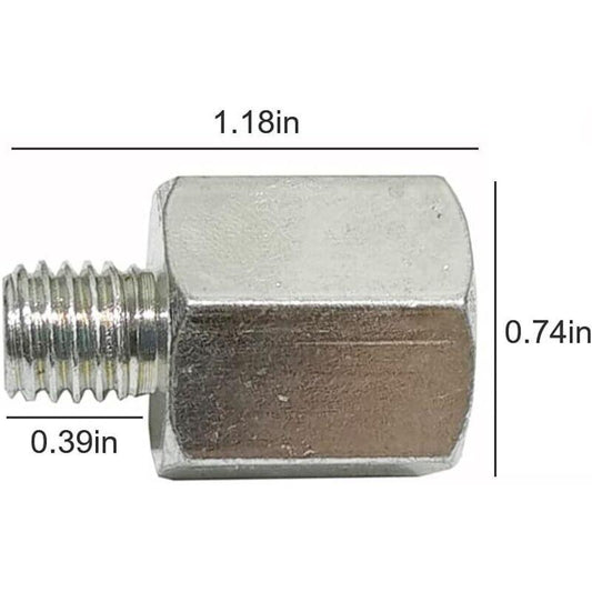 M10 M14 Adapter Angle Grinder Polisher Thread Drill Bit Interface Converter Connector Power Tools Accessories.