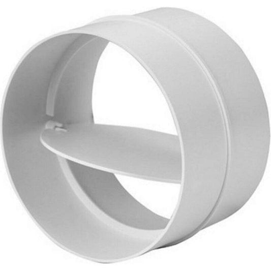 Ã 100Mm Connection With Non-Return Valve ROund Ventilation Pipe Ã 100Mm.