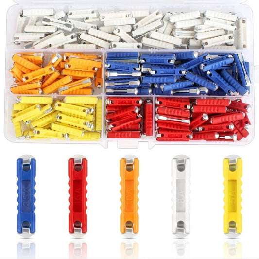 Torpedo Fuse, 200 pcs Car Torpedo Fuse For Classic Car Motorcycle, Car Torpedo Fuse With Storage Box And Continental.