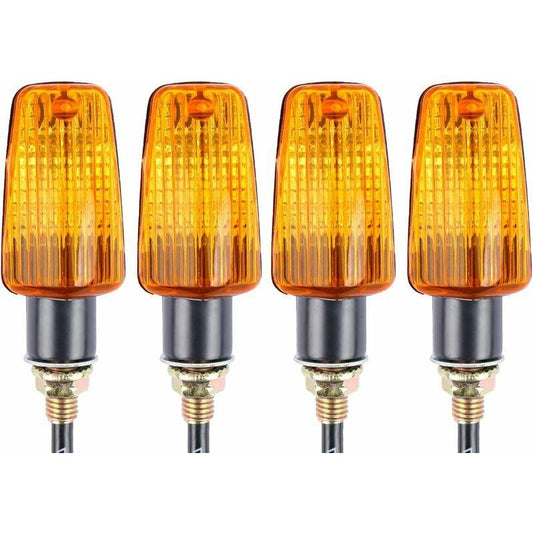 4 pcs Motorcycle Indicators Turn Signals 12V Waterproof Universal For Motorcycle Scooter Quad Cruiser Off ROad.