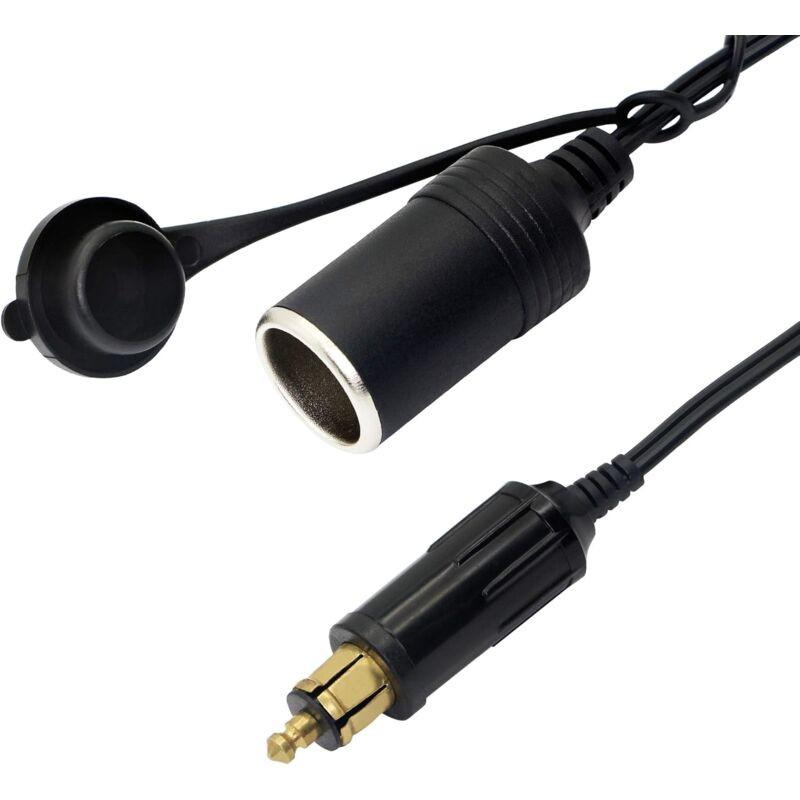 Din Hella Powerlet Plug For Cigarette Lighter 18Awg European Male Din Socket Cigarette Lighter Plug Adapter Socket.