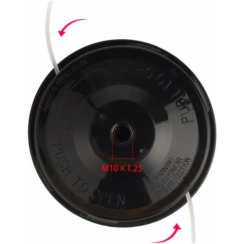 Universal Tap & Go Brushcutter Head - M10 X 1.25 Left Hand.