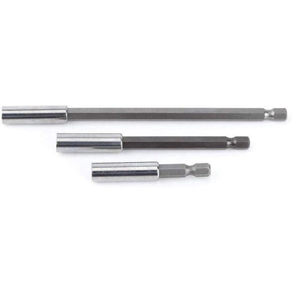 3 pcs 1/4" Magnetic Bit Holder Screwdriver Extension Hex Shank 60Mm 100Mm 150Mm Screwdriver Bit Extension.
