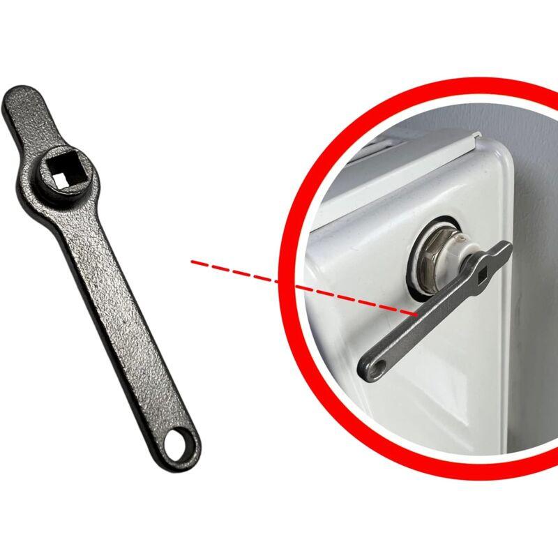 Bleeder Wrench Heater Key Square Key Radiator Bleeder Handle Radiator Vent Absolute New Premium Stainless Steel.
