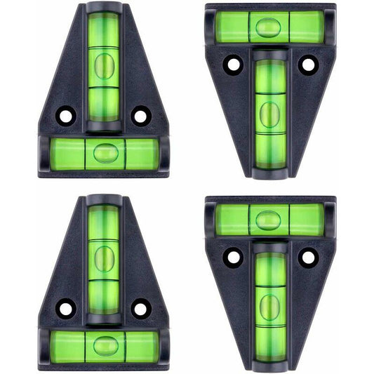 Spirit Level, Small T-Shaped Magnetic Spirit Level With 2 Leveling Bubbles. 4 pcs Set, Rv Accessories, Stabilizers,.