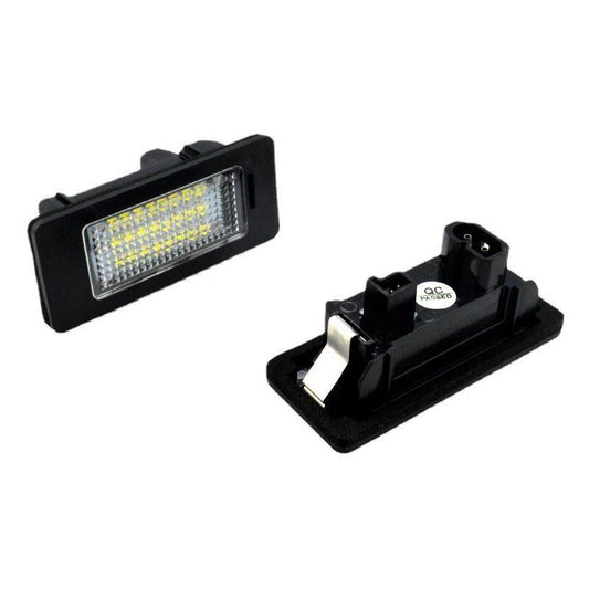 2 pcs Car License Plate Light For B Mw 1 3 5 X Series Error Free 2W 24 LED White Rear Number Plate Light Direct.