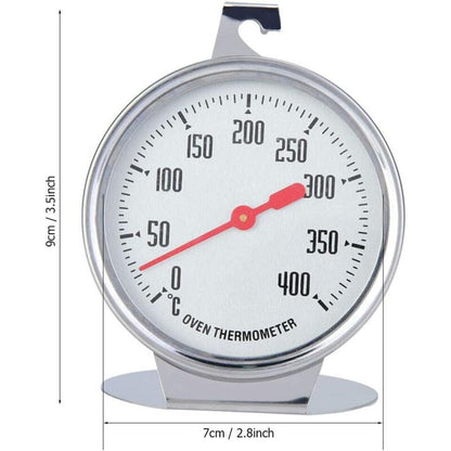Oven Thermometer, Stainless Steel Instant Read Oven Grill Monitoring Thermometer Kitchen Thermometer For Cooking