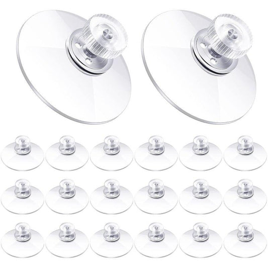 40Mm Plastic Suction Cups Clear Pvc Suction Cup Strong Adhesive Suction Holder With Screw Nut For Car Shade Cloth Glass.