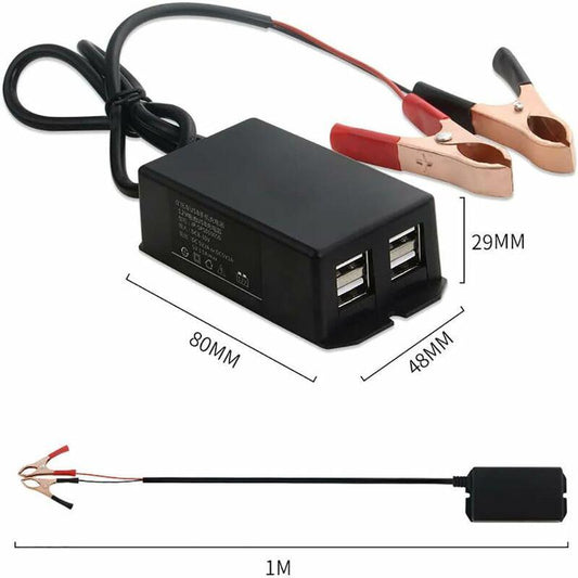 12V 24V To 5V Usb Power Adapter,Waterproof Motorcycle Mobile Phone Charger Usb Motorcycle Charger Motorcycle Usb.