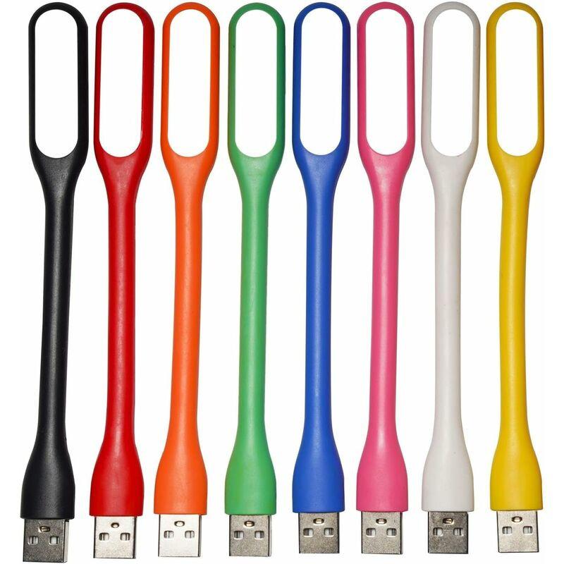 8-Piece Usb LED Light, Mini Flexible Usb Light, Keyboard Lamp For Laptop/Pc, Usb Reading Light, Small Book Light, 8.