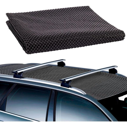 Car ROof Box Mat Non-Slip Waterproof Pvc Grid Pattern Multipurpose Cut To Size For Van Truck Car ROof Bag 90 X 100Cm