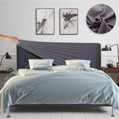 Stretch Headboard Covers Washable Padded Headboard Cover Dustproof Jacquard Protective Cover For Single Double King