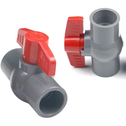 Pvc Ball Valve, U-Pvc Plastic Valve, Straight Connectors For Flow Control And Shutoff (Î¦20Mm).