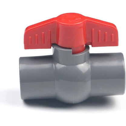 Pvc Ball Valve, U-Pvc Plastic Valve, Straight Connectors For Flow Control And Shutoff (Î¦20Mm).