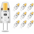 LED G4 Dimmable Light Bulbs,3W Equivalent 30W Halogen Lamp,95Lm Warm White Energy Saving Bulb,No Flicker,Dc 12V,G4