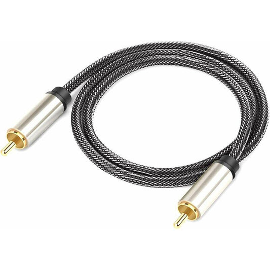 Digital Coaxial Audio Cable, Hifi 5.1 Spdif Rca To Rca Male To Male, For Digital Audio And Composite Video Cables.