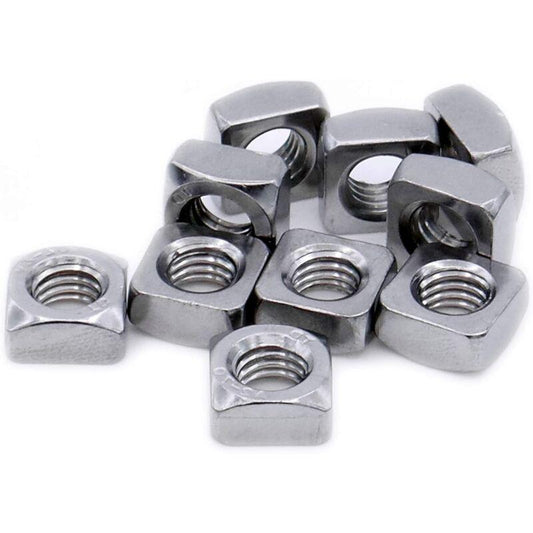 Square Nut M8 (8Mm) (Chamfered) â Stainless Steel (A2) (Pack Of 20).