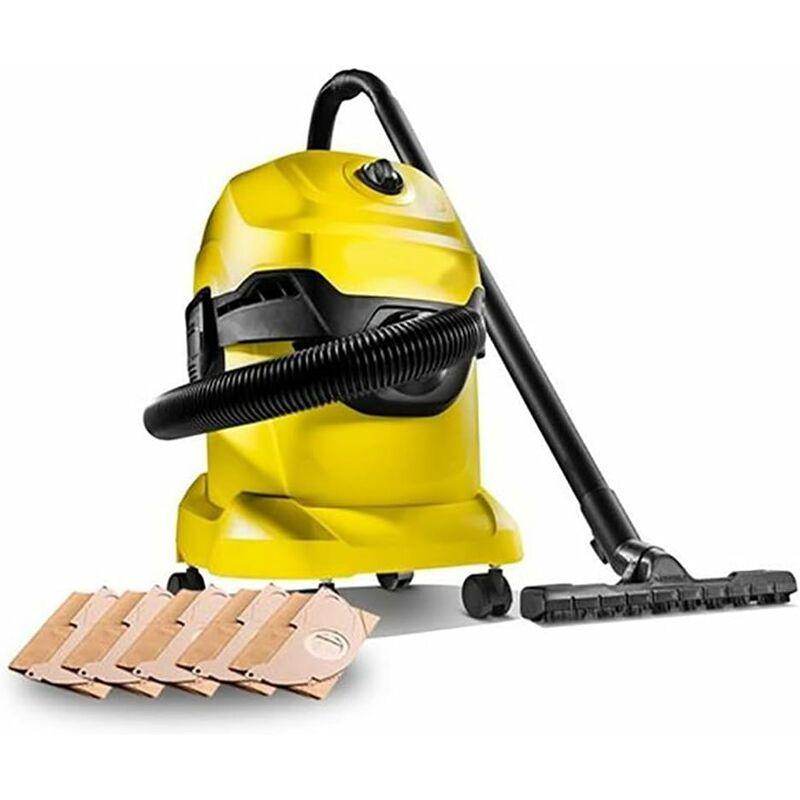 5 pcs Upright Vacuum Cleaner Bag, For Karcher Wd3, Wd 3 Premium, Wd3200, Wd3500P, A2204, A2204, A2534, Se4001,.