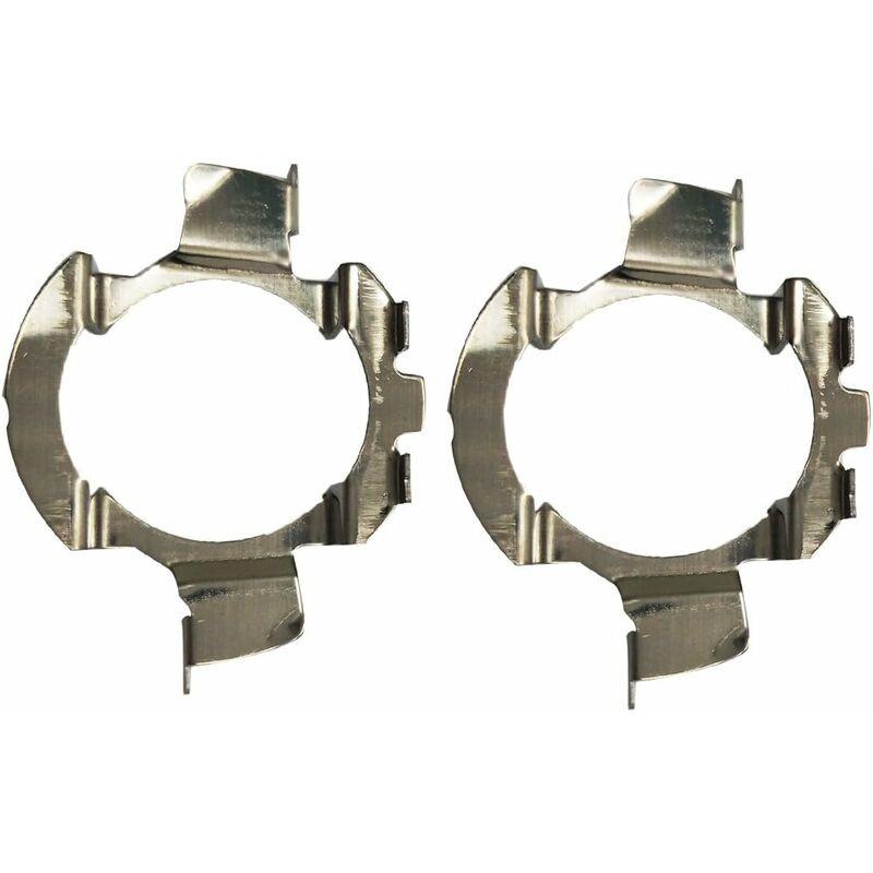 2 pcs Metal LED H7 Bulbs Adapters Lamp Base Holder Clip Bracket For Quasquai/Polo 6R / Polo 9R / Jetta Sport (Mk6) /.