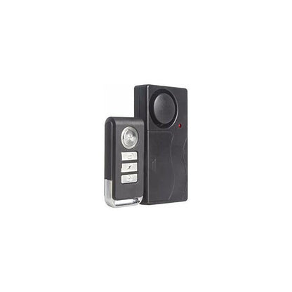 Wireless Vibration Alarm, Anti-Theft Alarm For Bicycle/Motorcycle/Car/Vehicles/Door/Window, 110Db Sound (Remote Control.