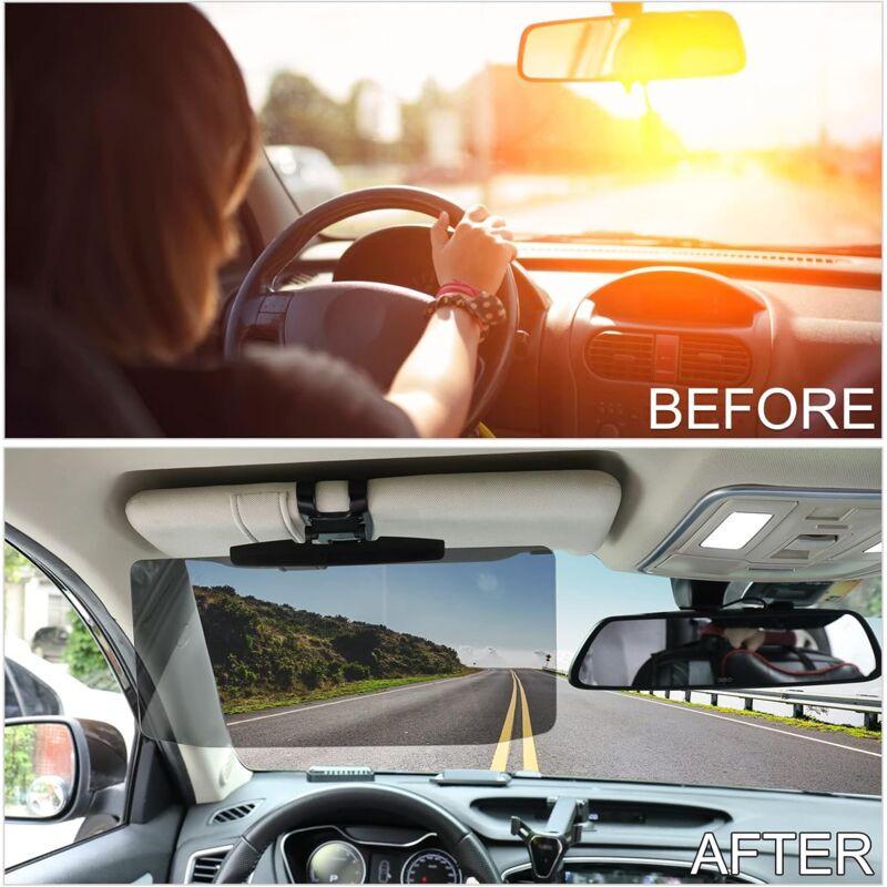 Car Sun Visor Extender, Car Sun Visor Extender Adjustable Car Sun Visor Extension Anti-Glare, For All Cars, Vans And.