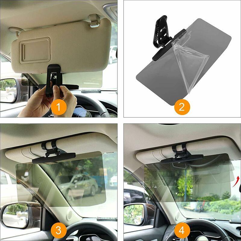 Car Sun Visor Extender, Car Sun Visor Extender Adjustable Car Sun Visor Extension Anti-Glare, For All Cars, Vans And.