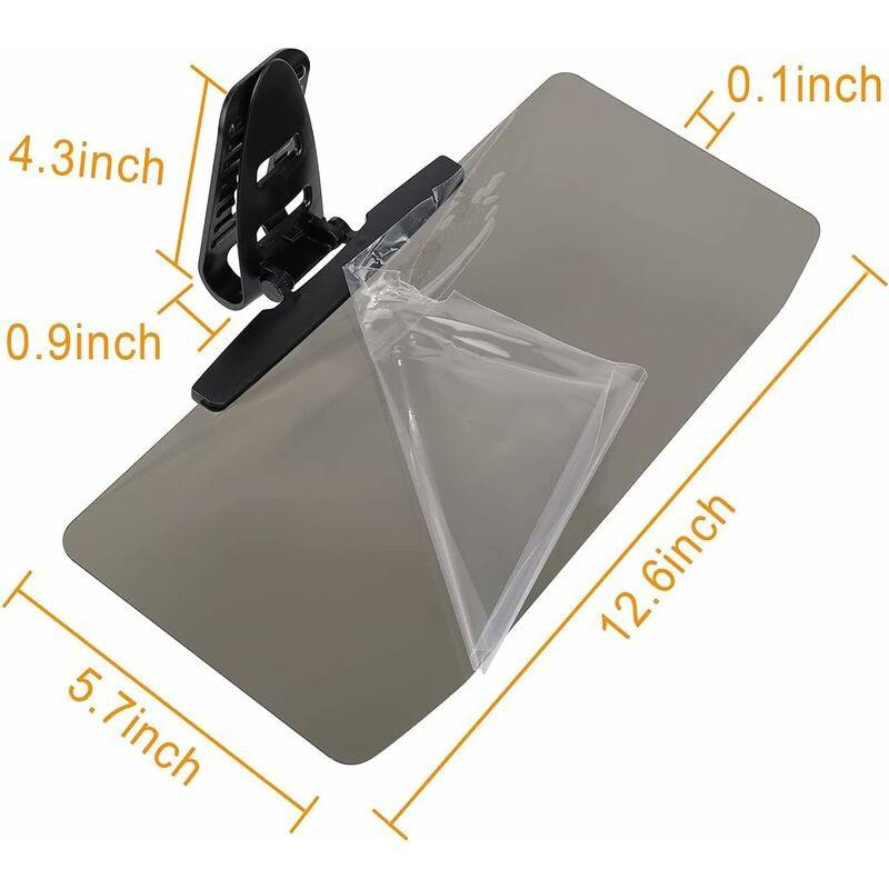 Car Sun Visor Extender, Car Sun Visor Extender Adjustable Car Sun Visor Extension Anti-Glare, For All Cars, Vans And.