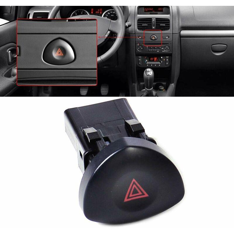 Warning Button Clio 2 Hazard Lights Warning Button For Clio Mk 2 Black 8200442723.