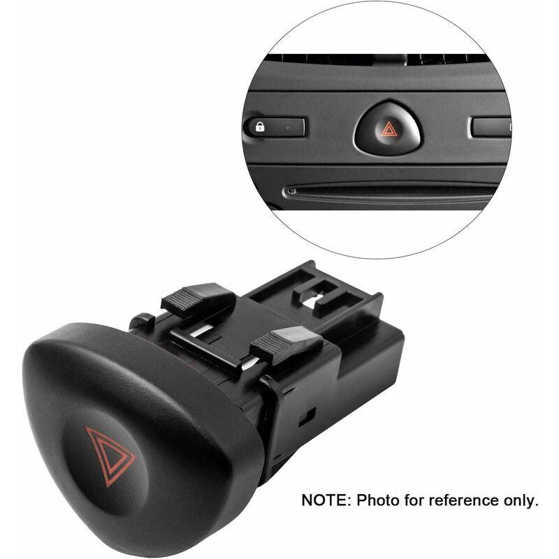 Warning Button Clio 2 Hazard Lights Warning Button For Clio Mk 2 Black 8200442723.