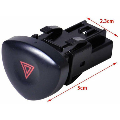 Warning Button Clio 2 Hazard Lights Warning Button For Clio Mk 2 Black 8200442723.