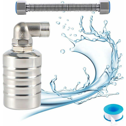 304 Stainless Steel Fully Automatic Float Valve, Automatic Water Level Controller For Water Tank, Mini Stainless Steel.