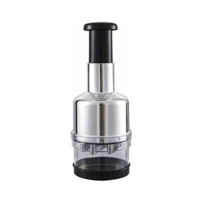Garlic And Onion Chopper, Stainless Steel Manual Vegetable Chopper, Manual Garlic Press For Ginger, Chili, Salad,