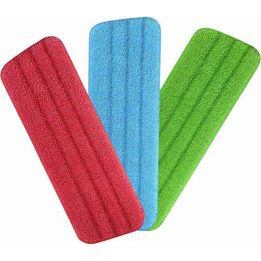Replacement Cleaning Cover, 3 Pieces Microfiber Mop Cloth Replacement For Mop/Steam Cleaner, Suitable For Brooms/Dish.