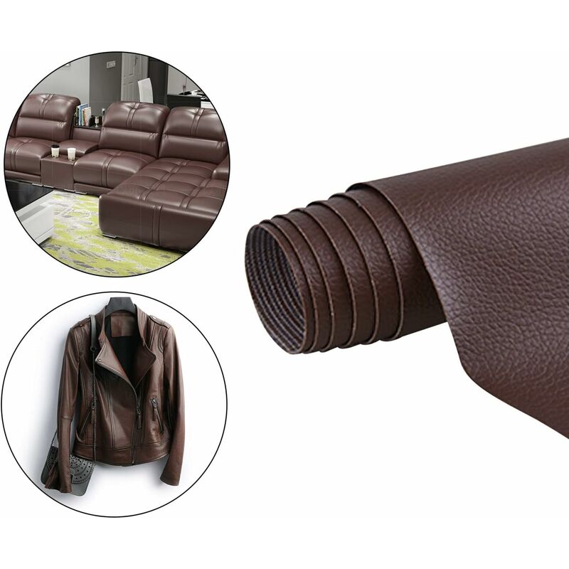 Leather Repair Patch, 1 ROll Self Adhesive Pu Leather Repair Patch First Aid Kit For Car Seat Sofa Furniture Jackets.